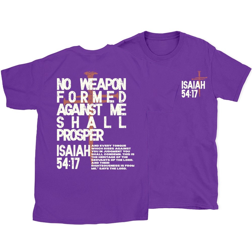 No Weapon Christian T-Shirt