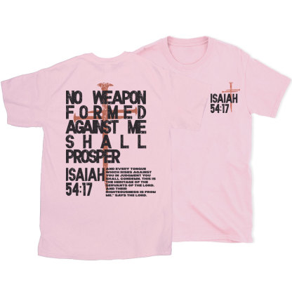 No Weapon Christian T-Shirt