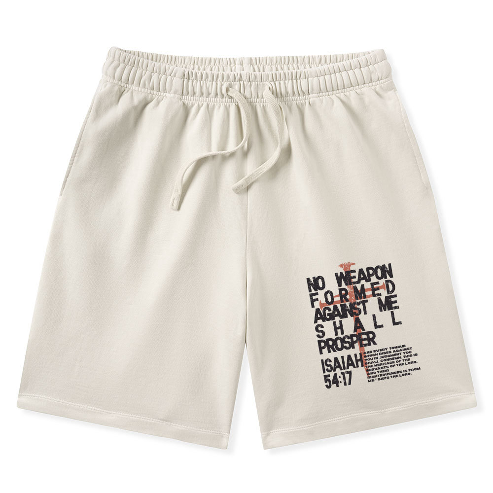 No Weapon Christian Washed Shorts