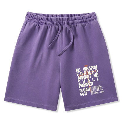 No Weapon Christian Washed Shorts