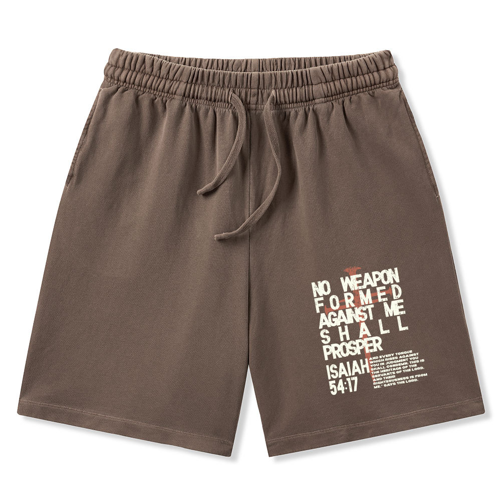 No Weapon Christian Washed Shorts