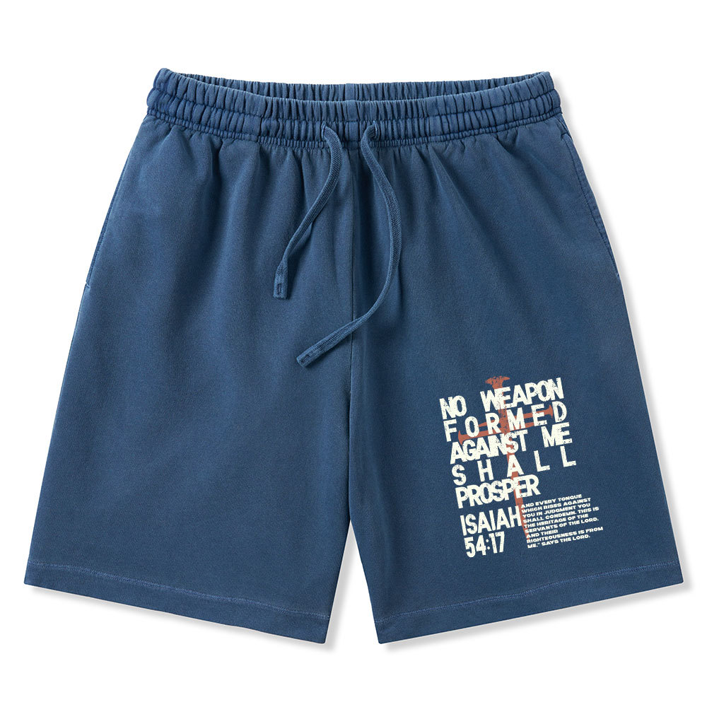 No Weapon Christian Washed Shorts