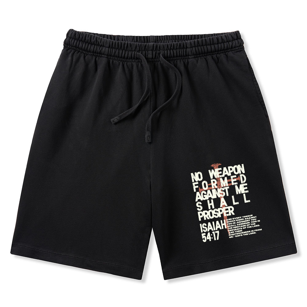 No Weapon Christian Washed Shorts