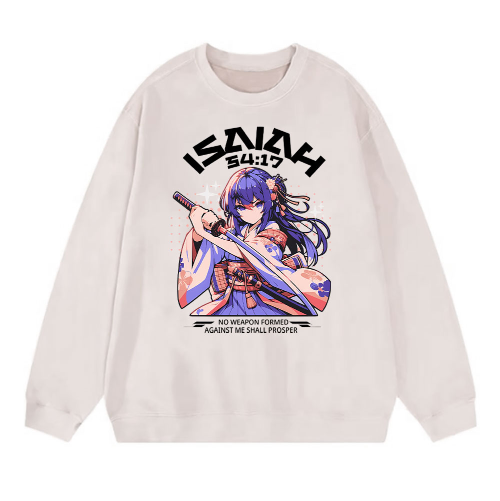 No Weapon Christian Washed Sweatshirt