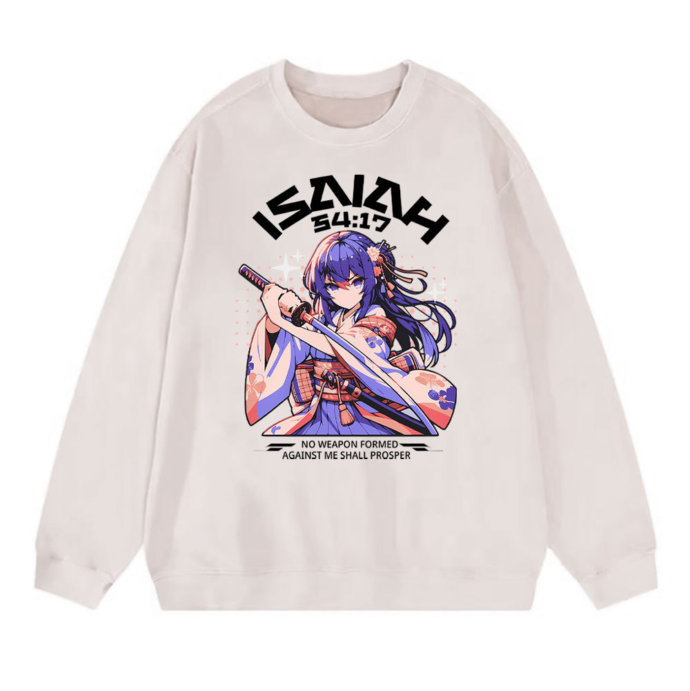 No Weapon Christian Washed Sweatshirt