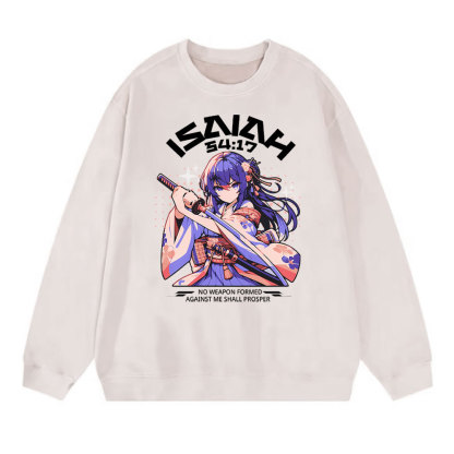 No Weapon Christian Washed Sweatshirt