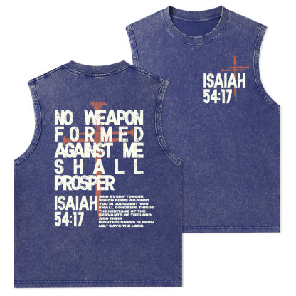 No Weapon Christian Washed Tank Top