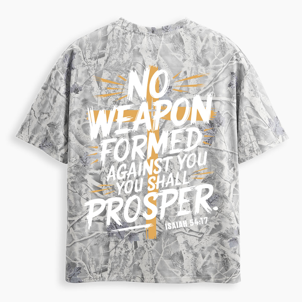 No Weapon Formed Against Christian Camo T-Shirt