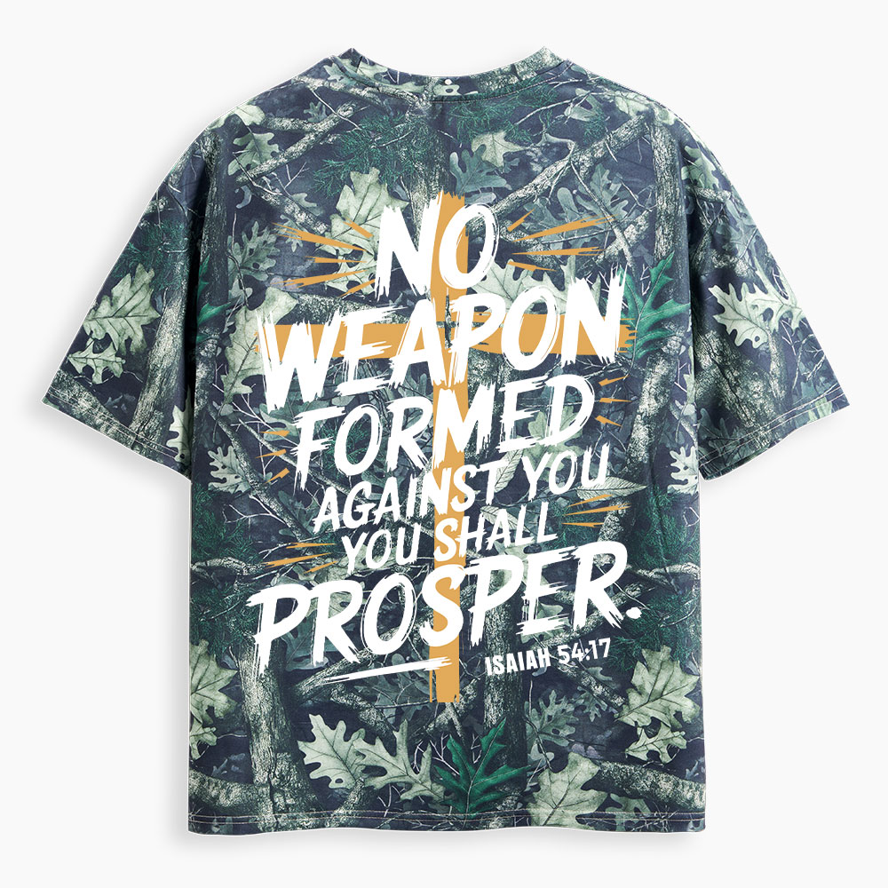 No Weapon Formed Against Christian Camo T-Shirt