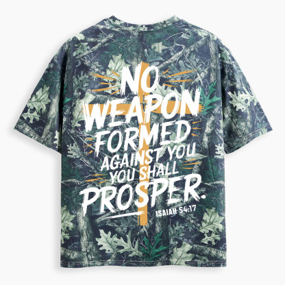 No Weapon Formed Against Christian Camo T-Shirt
