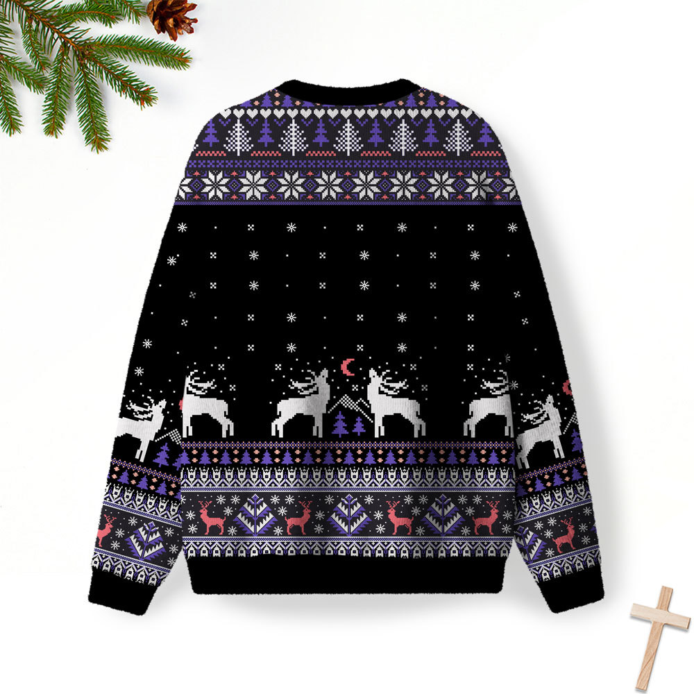 No Weapon Formed Christian Lightweight Sweater