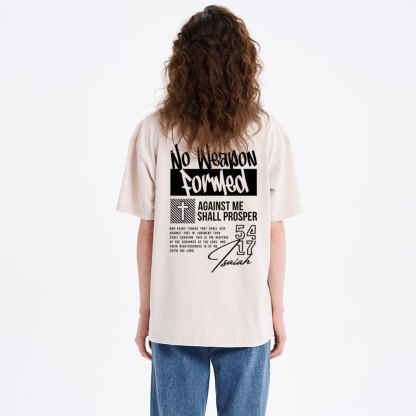 No Weapon Formed Christian Washed T-Shirt