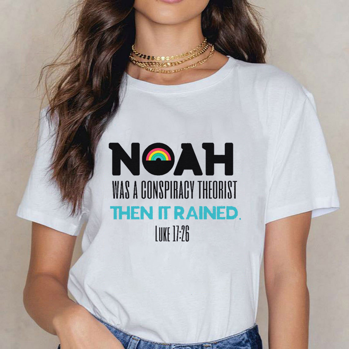 Noah Was A Conspiracy Theorist Christian T-Shirt
