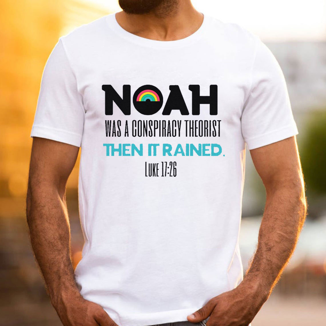 Noah Was A Conspiracy Theorist Christian T-Shirt