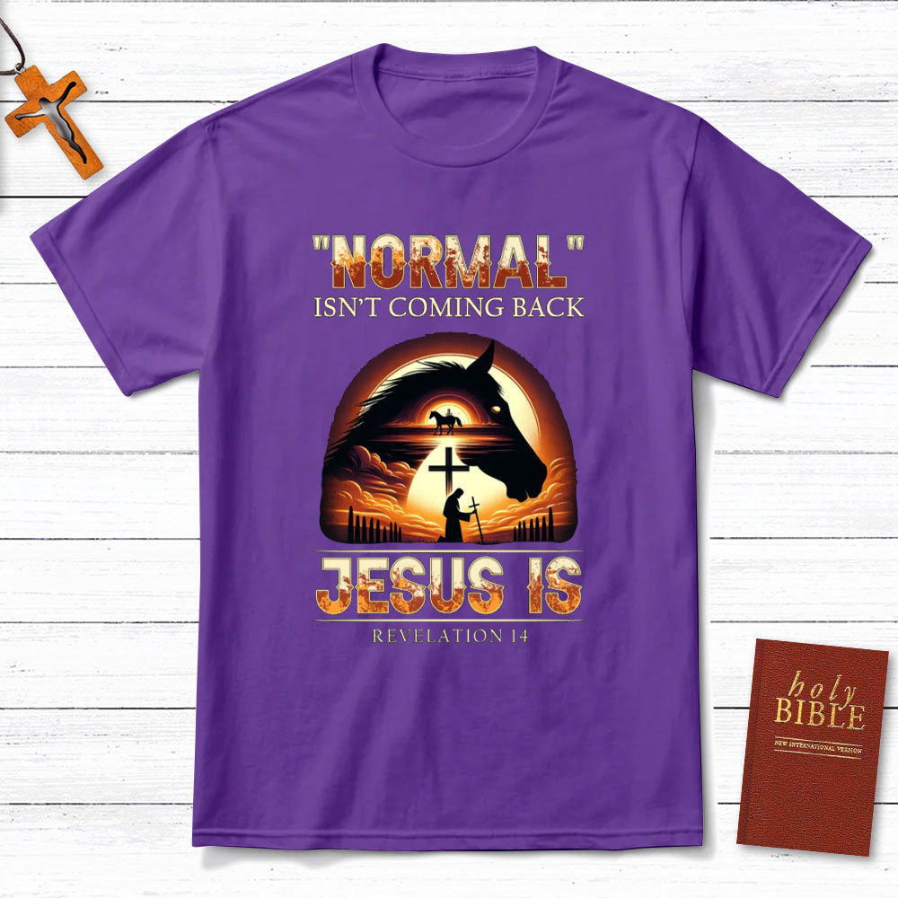 Normal Is Not Coming Back Jesus Is Christian T-Shirt