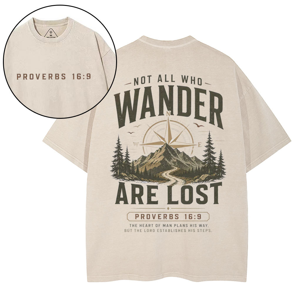 New-Sample Christian Washed T-Shirt双面原件31.95 Sale - GuidingCross