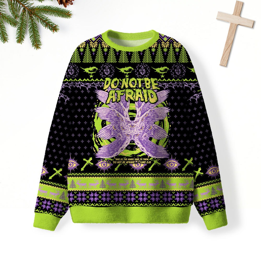 Not Be Afraid Christian Lightweight Sweater