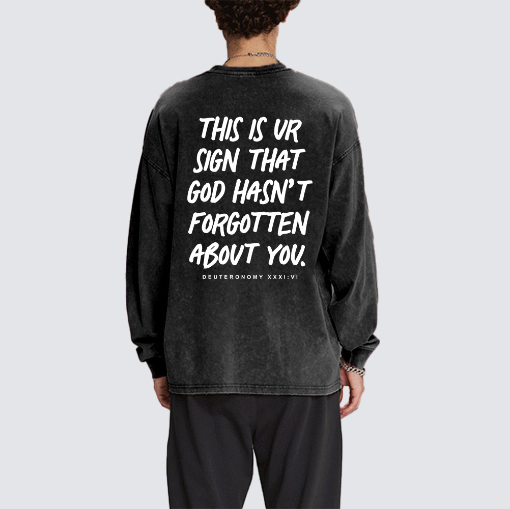 Not Forsaken Washed Long Sleeve T-Shirt