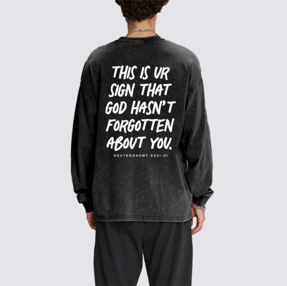 Not Forsaken Washed Long Sleeve T-Shirt