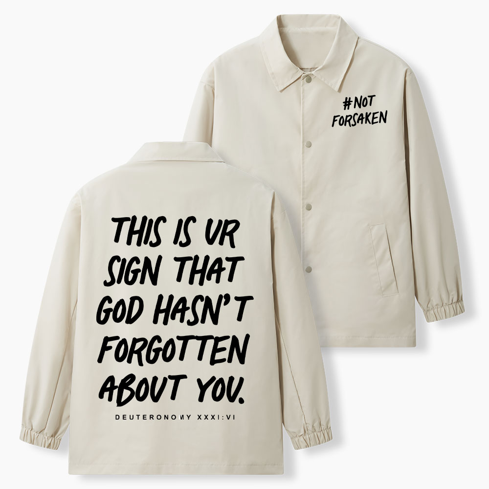 Not Forsaken Christian Coach Jacket