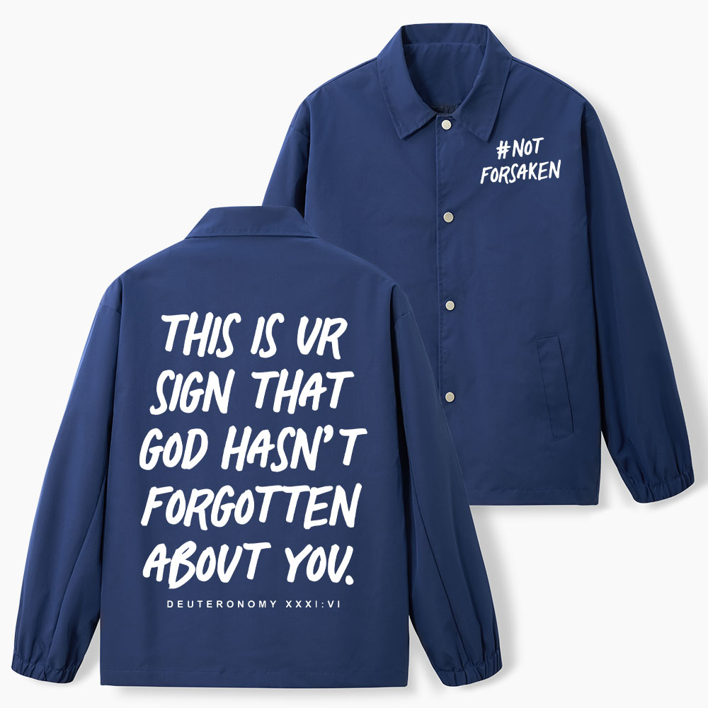Not Forsaken Christian Coach Jacket