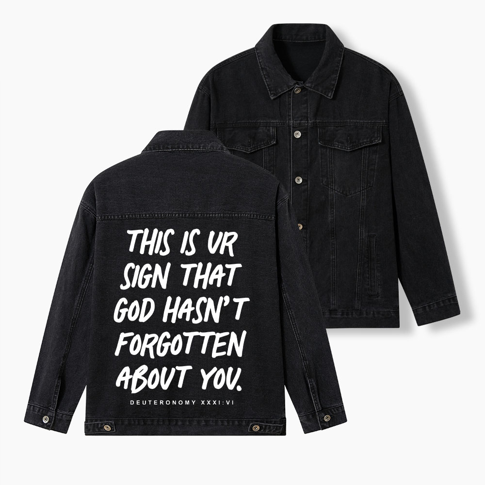 Not Forsaken Christian Denim Jacket