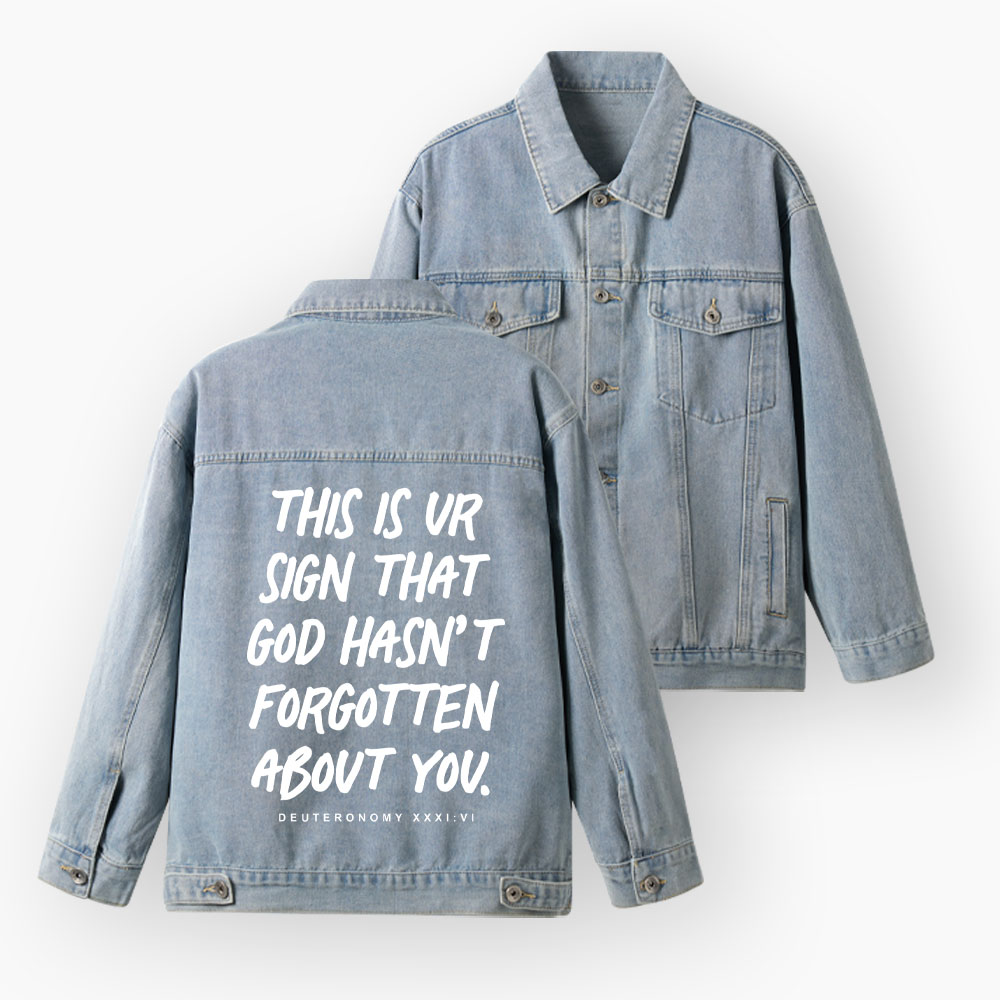 Not Forsaken Christian Denim Jacket