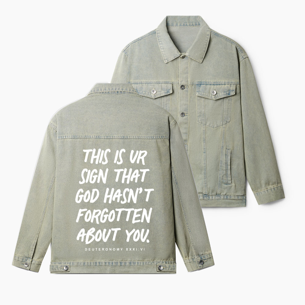 Not Forsaken Christian Denim Jacket