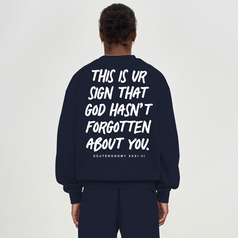 Not Forsaken Christian Fleece Sweatshirt