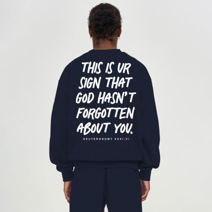 Not Forsaken Christian Fleece Sweatshirt