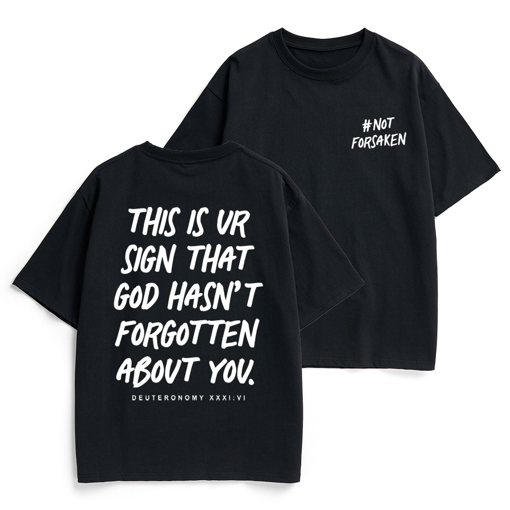 Not Forsaken Christian Heavy Cotton T-Shirt