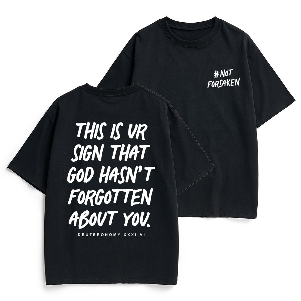 Not Forsaken Christian Heavy Cotton T-Shirt