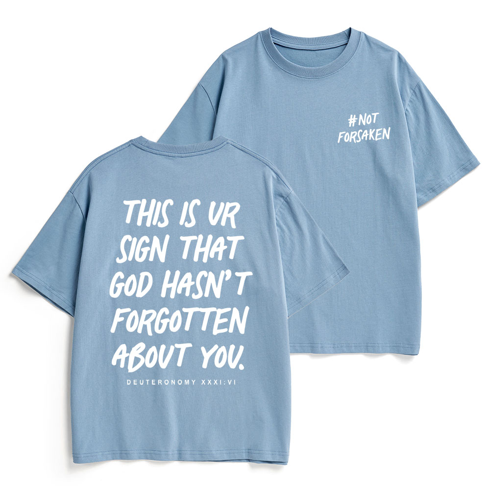 Not Forsaken Christian Heavy Cotton T-Shirt