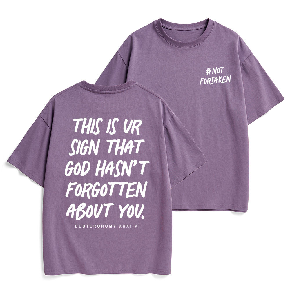 Not Forsaken Christian Heavy Cotton T-Shirt