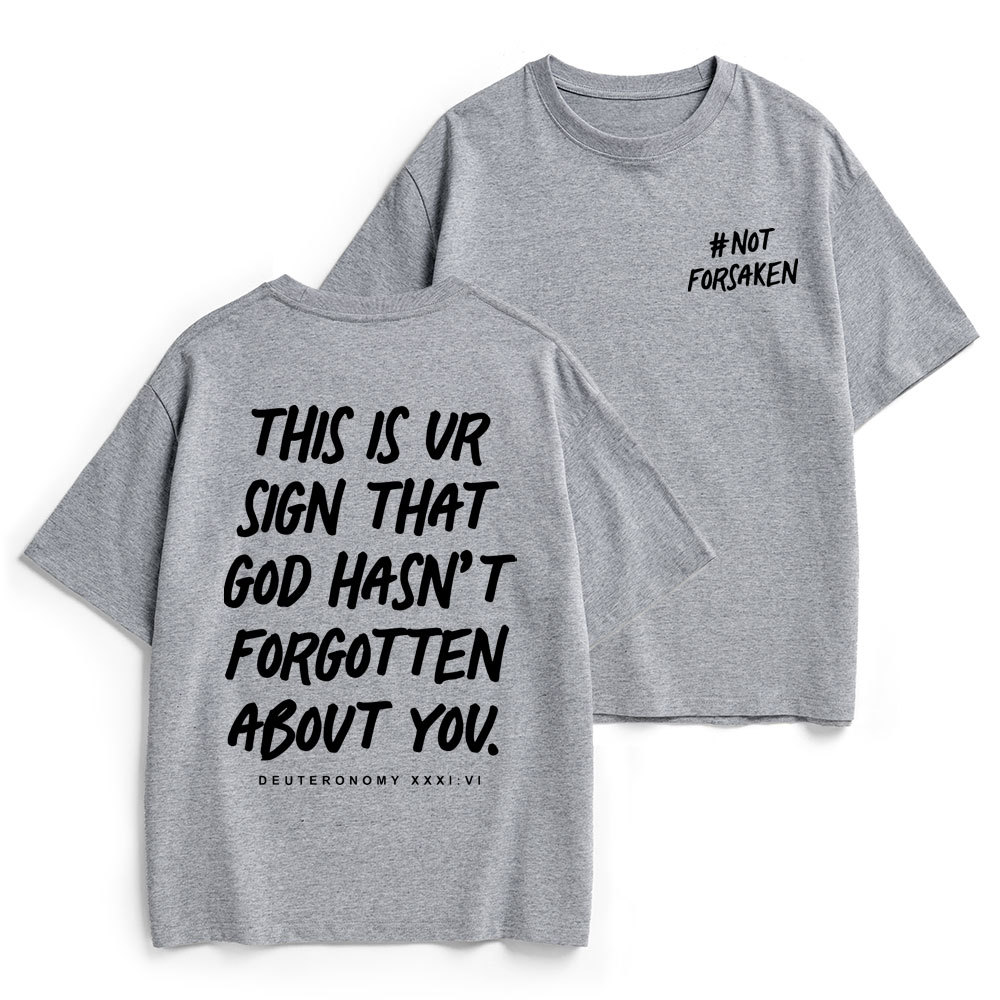 Not Forsaken Christian Heavy Cotton T-Shirt