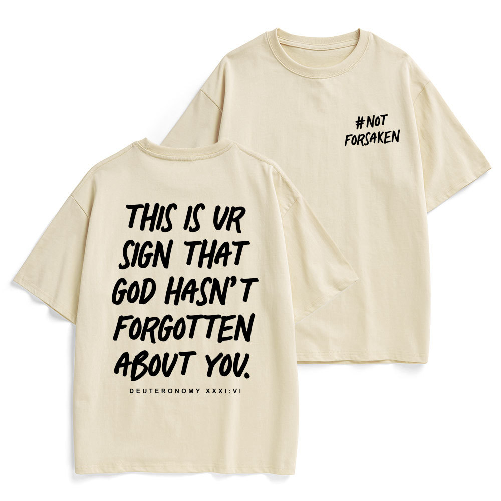 Not Forsaken Christian Heavy Cotton T-Shirt