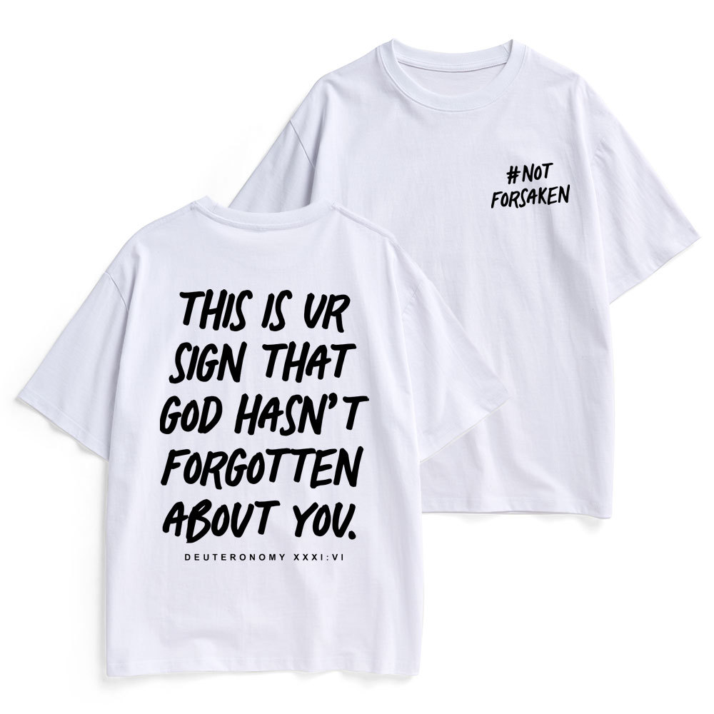 Not Forsaken Christian Heavy Cotton T-Shirt
