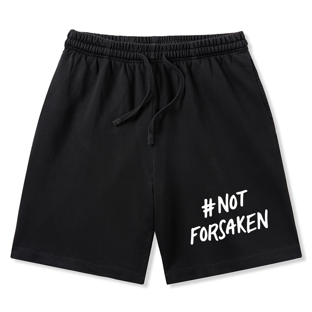 Not Forsaken Christian Washed Shorts