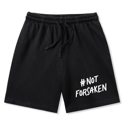 Not Forsaken Christian Washed Shorts