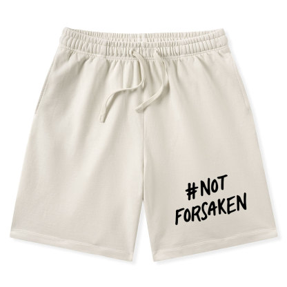 Not Forsaken Christian Washed Shorts