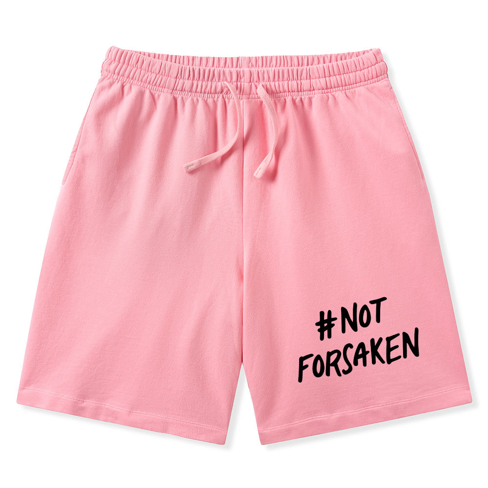 Not Forsaken Christian Washed Shorts