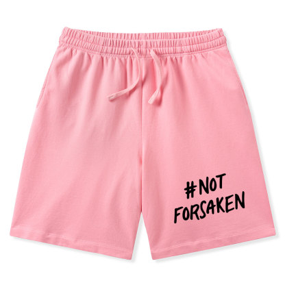 Not Forsaken Christian Washed Shorts