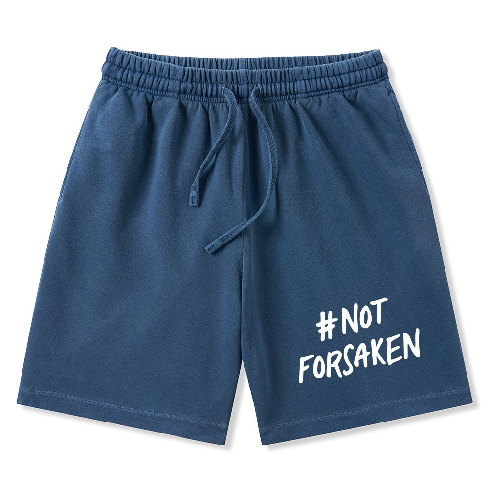 Not Forsaken Christian Washed Shorts