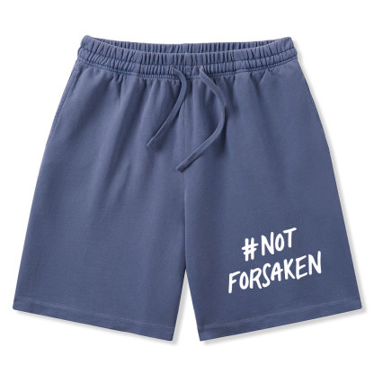 Not Forsaken Christian Washed Shorts
