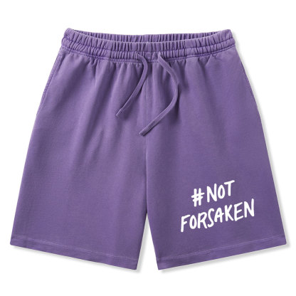 Not Forsaken Christian Washed Shorts