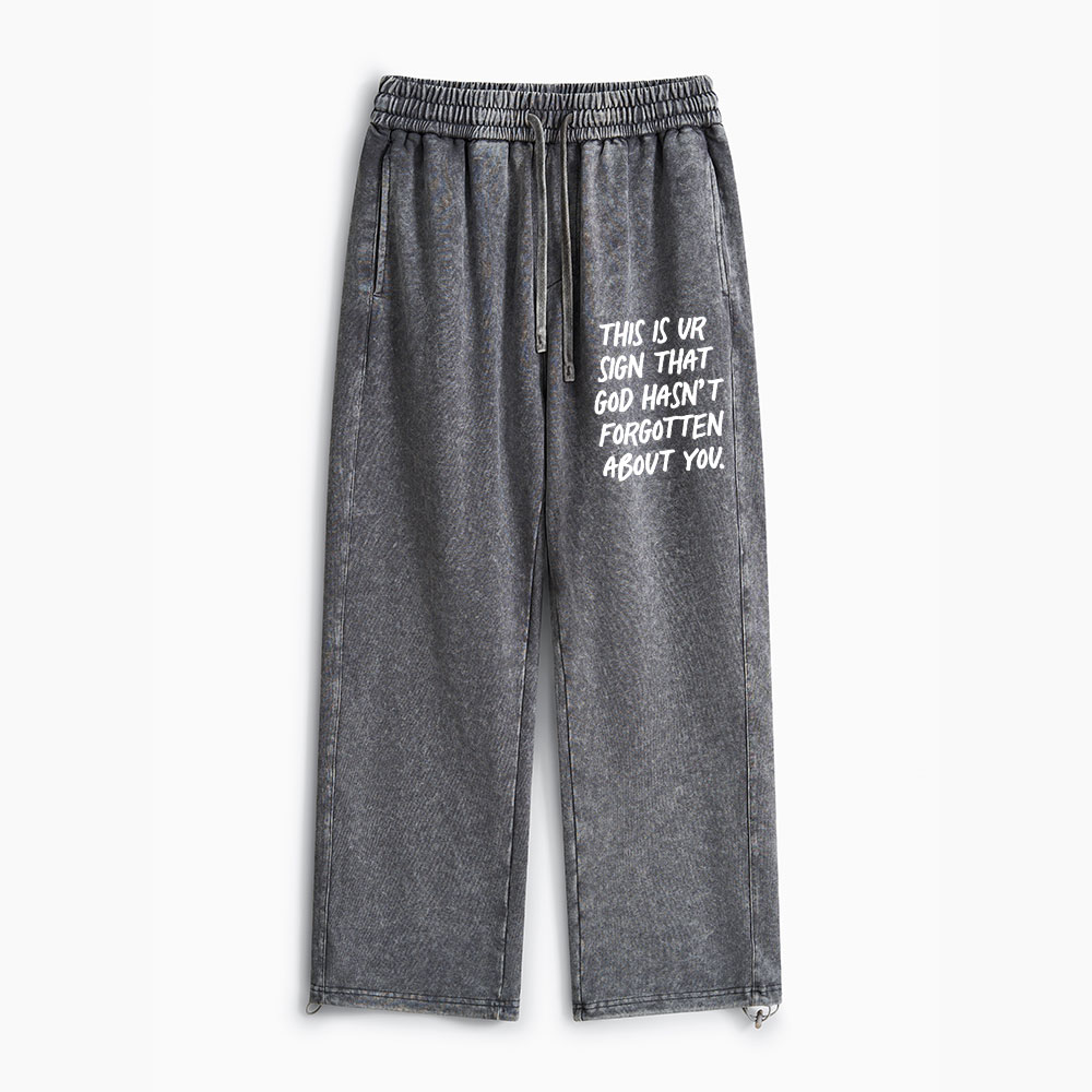 Not Forsaken Christian Washed Sweatpants
