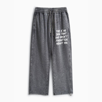Not Forsaken Christian Washed Sweatpants