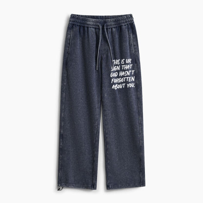 Not Forsaken Christian Washed Sweatpants