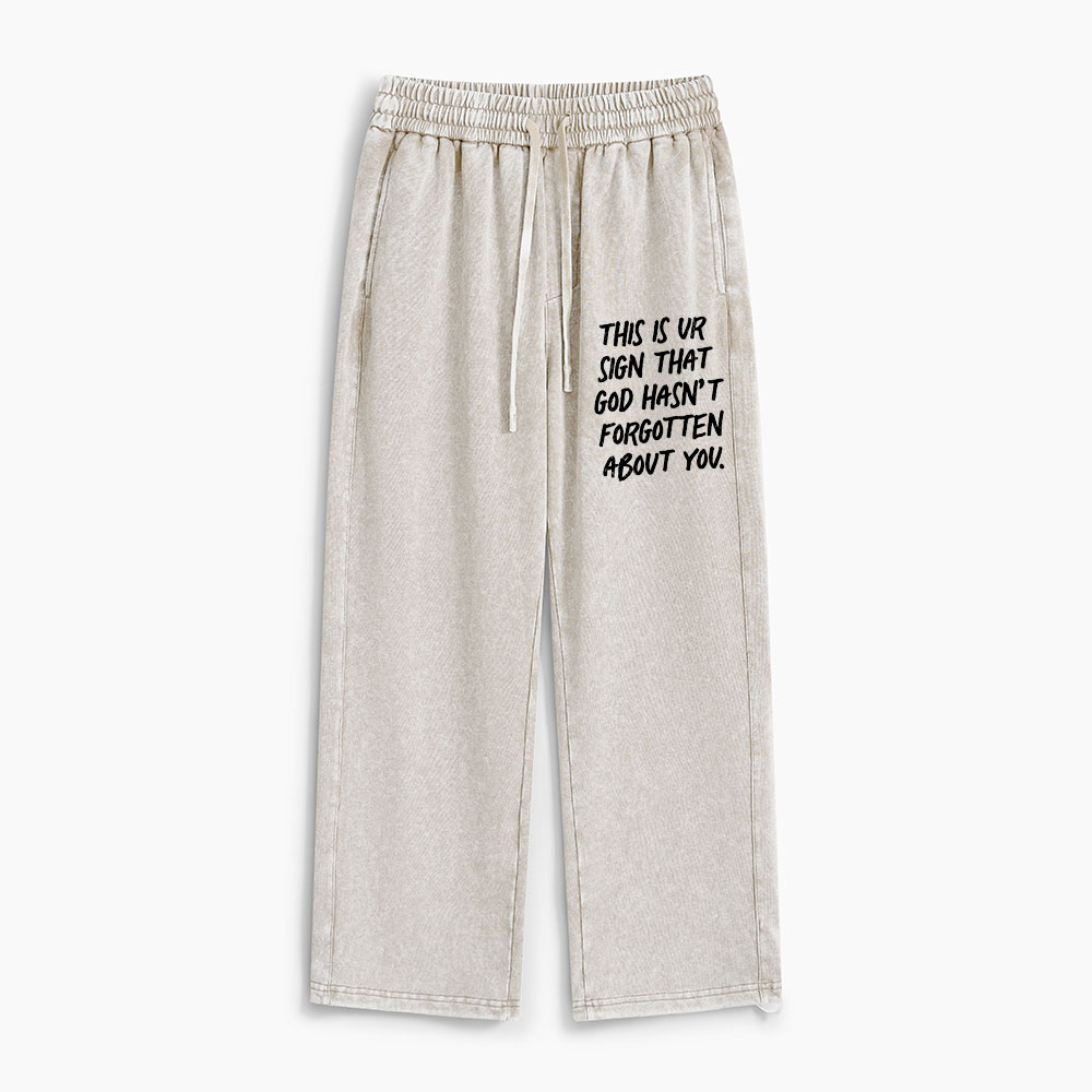 Not Forsaken Christian Washed Sweatpants