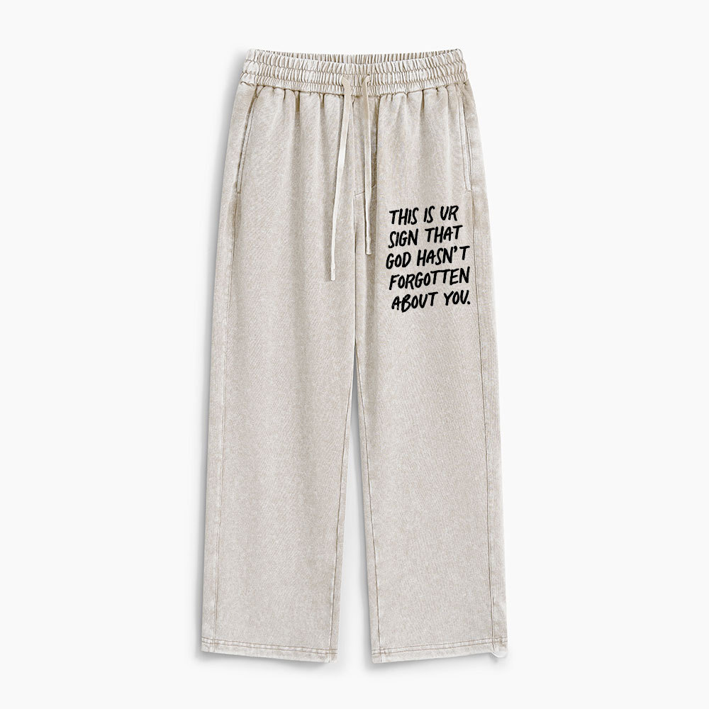 Not Forsaken Christian Washed Sweatpants